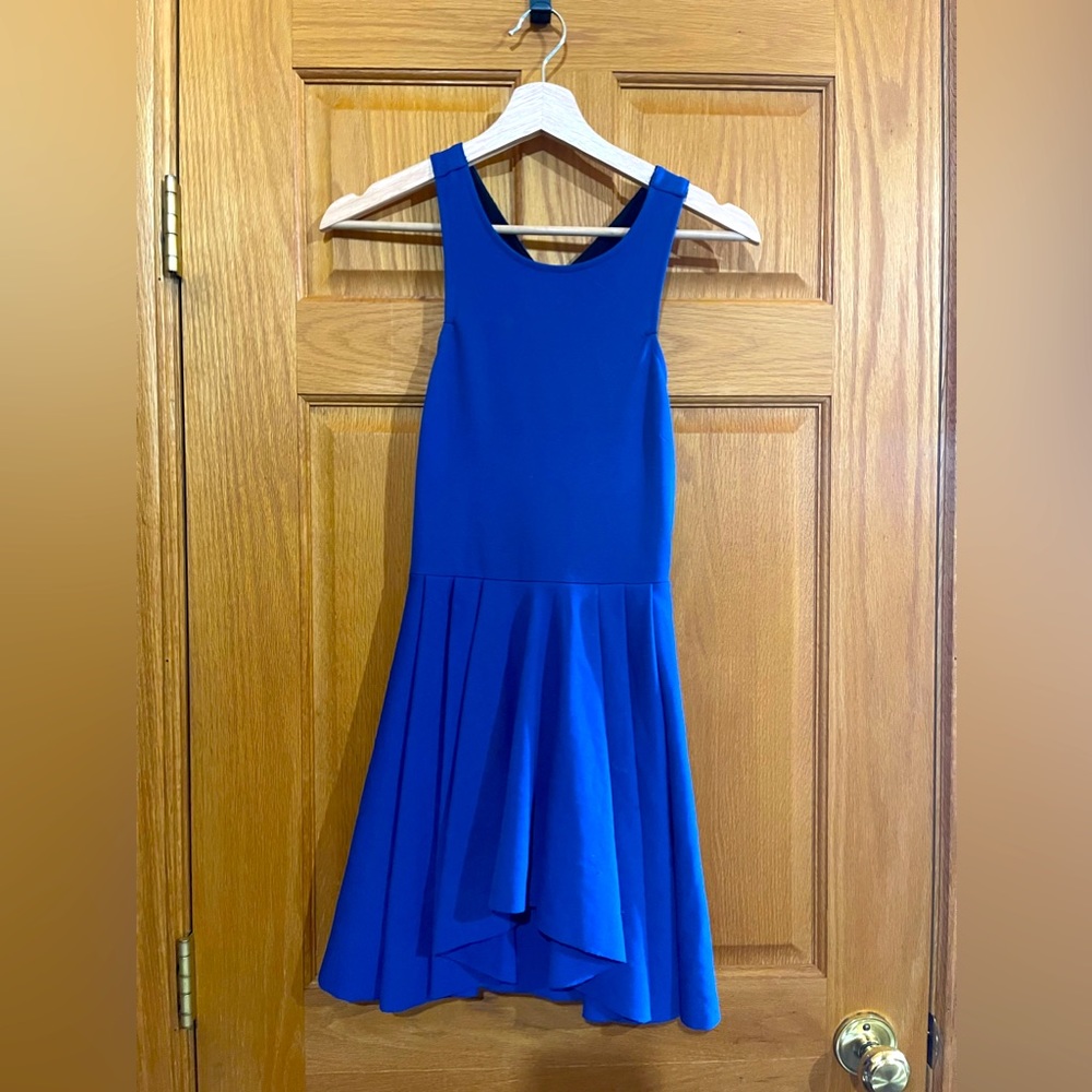Blue notes skater cut out dress. XS